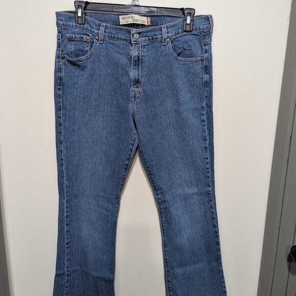 Levi’s Nouveau 315 Jeans Womens Size 16M Blue Shaping Boot Cut Denim Mid Rise - Picture 1 of 4